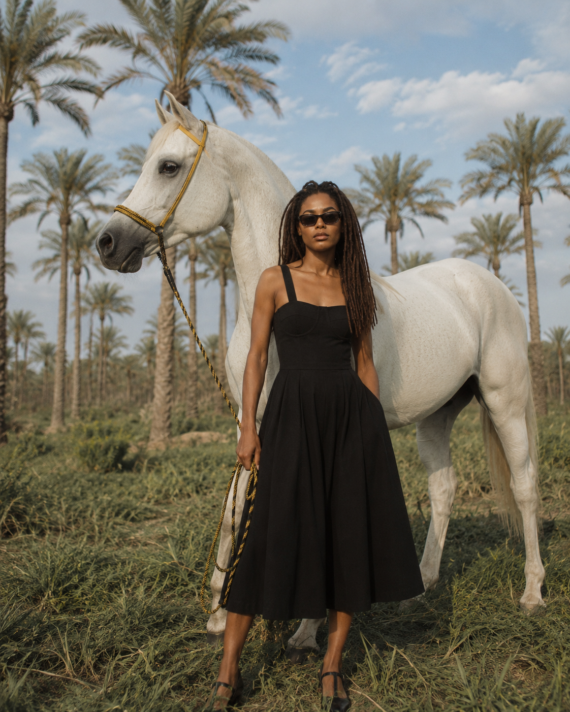 Girl with the horse